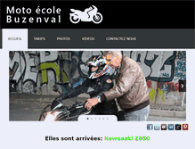 Tablet Screenshot of moto-ecole-buzenval.fr
